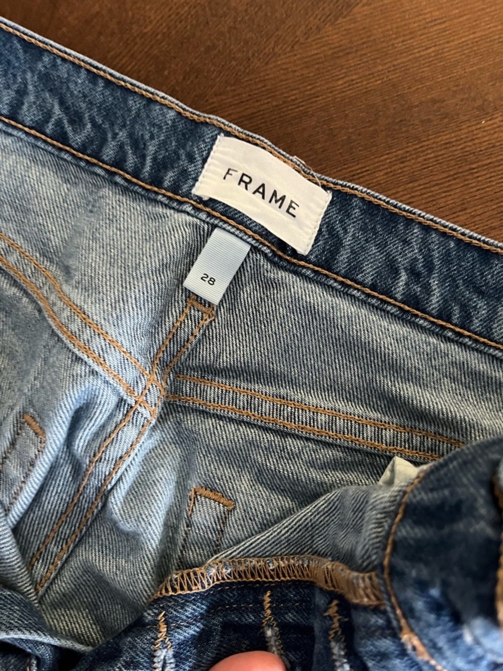 Frame Denim Women Straight Leg Jeans - Light Blue